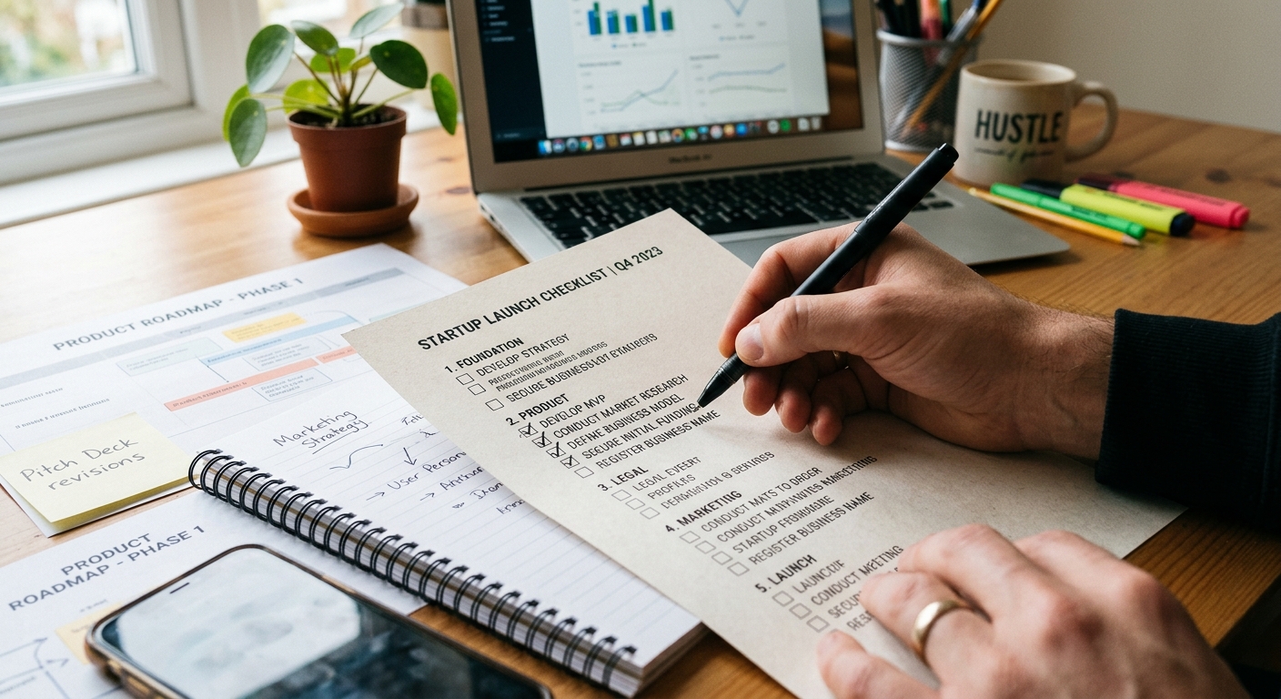 Fra ide til virksomhed: Din checklist for startup-lancering